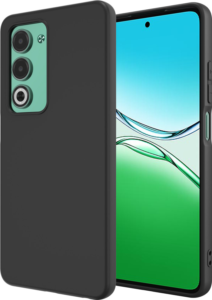 Just in Case Soft Design OPPO A5 5G Back Cover Black right side