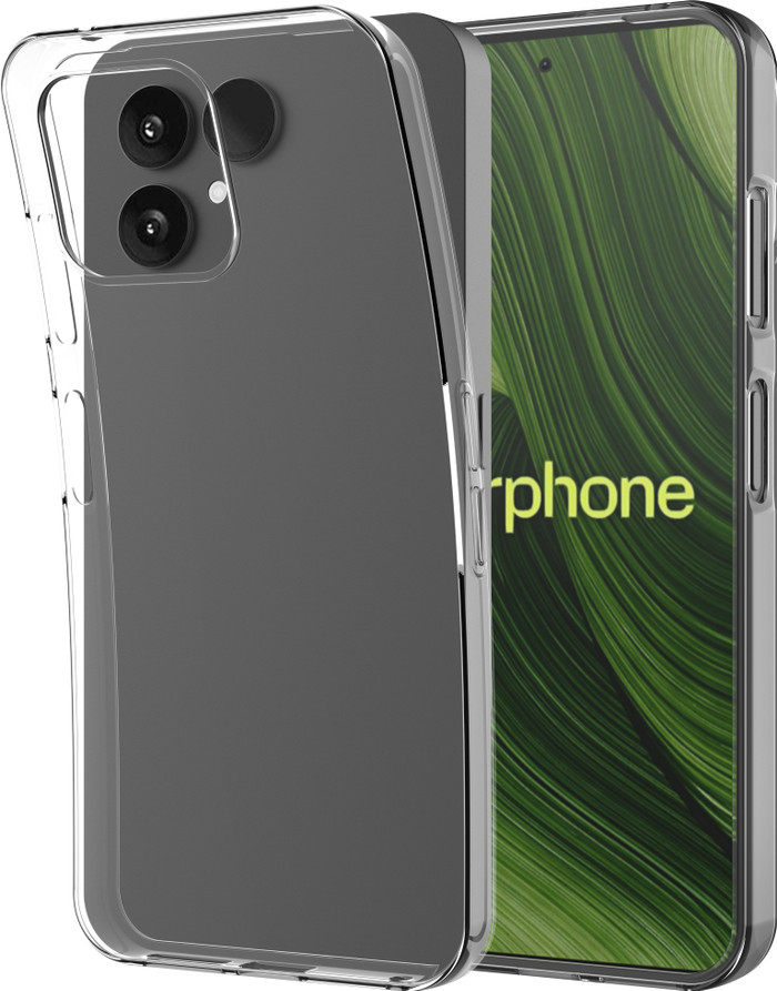 Just in Case Soft Design Fairphone 6 Backcover Transparent detail