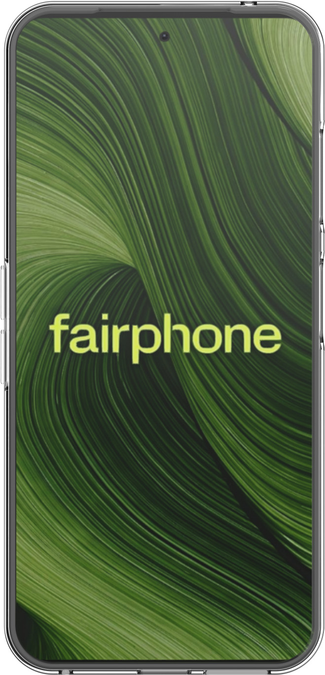 Just in Case Soft Design Fairphone 6 Backcover Transparent vorne
