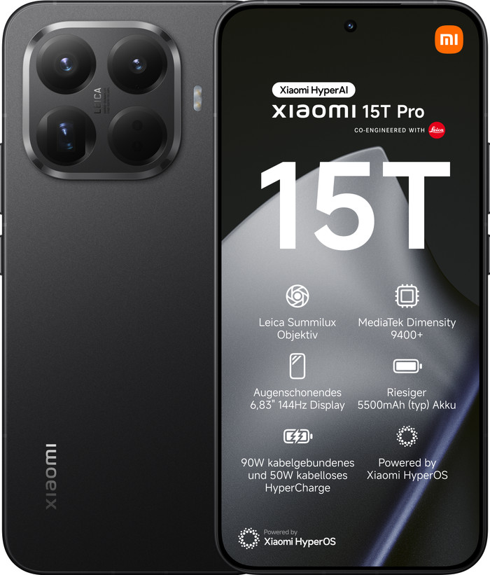 Xiaomi 15T Pro 512 GB Schwarz 5G Main Image