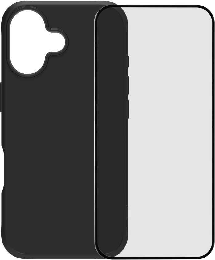 BlueBuilt Protective Backcover mit MagSafe iPhone 17 Schwarz + BlueBuilt iPhone 17 Panzerglas Main Image