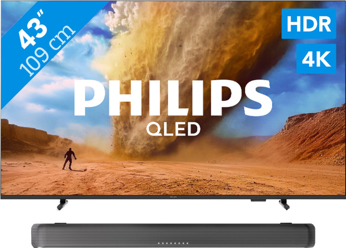 Philips 43 inches PUS7800 QLED 4K (2025) + Philips TAB5109 Main Image