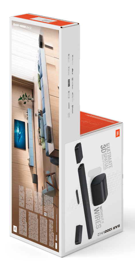 JBL Bar 1300 M2 Schwarz verpackung
