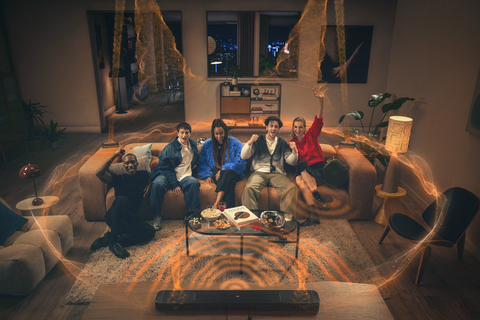 JBL Bar 1300 M2 Schwarz produkt in gebrauch