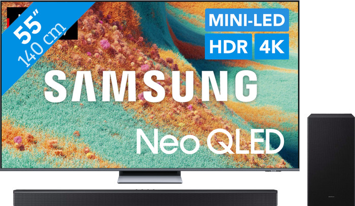 Samsung 55'' Neo QLED QN85F + Samsung HW-B760GF Main Image