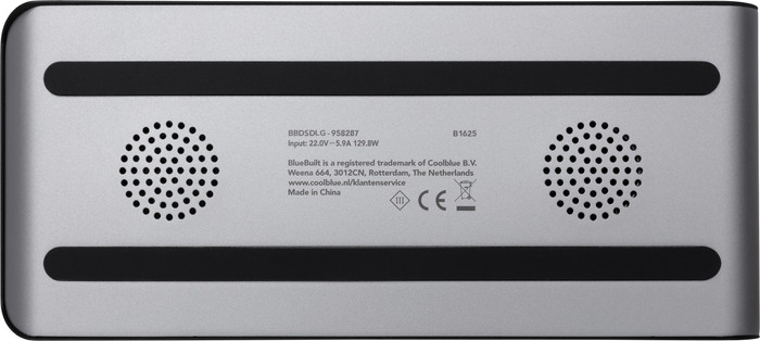 BlueBuilt DisplayLink Dockingstation mit USB-C unten