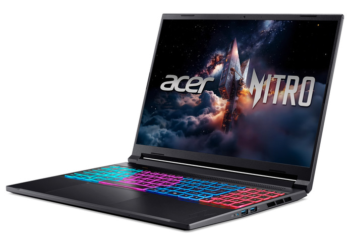 Acer Nitro V 16S AI ANV16S-41-R93W - 16" - AMD Ryzen 7 - 16GB RAM/1TB SSD - RTX 5070 rechte seite
