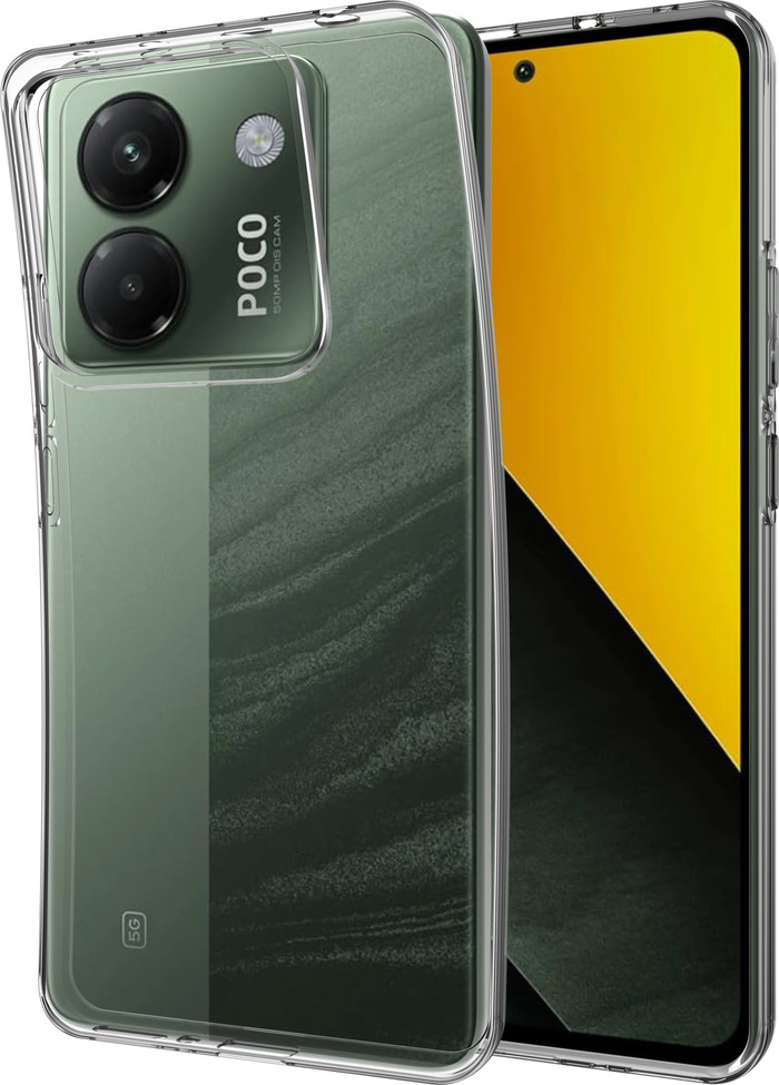 Just in Case Soft Design POCO M7 Pro Back Cover Transparent right side