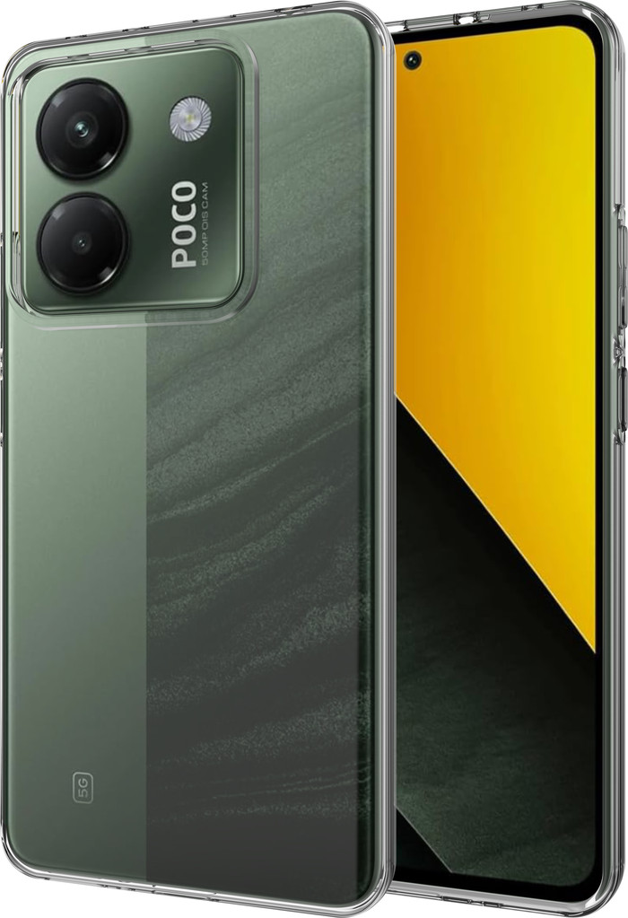 Just in Case Soft Design POCO M7 Pro Back Cover Transparent right side