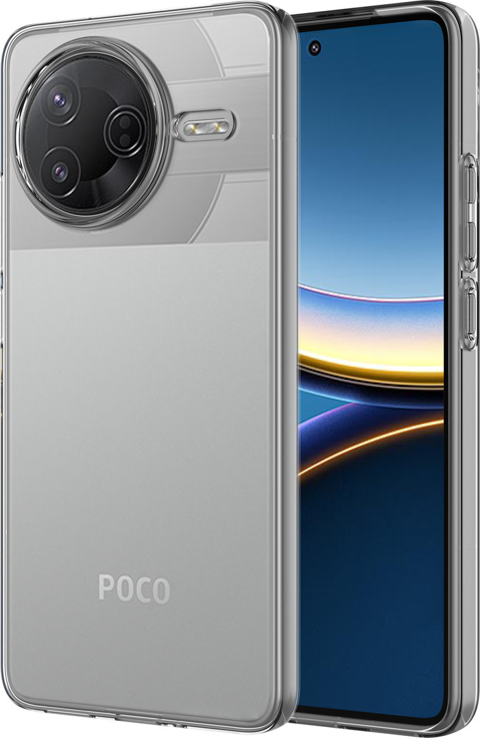 Just in Case Soft Design Xiaomi POCO F7 Pro Back Cover Transparent right side