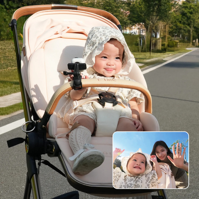 Insta360 GO Ultra Flexi Strap Mount product in use