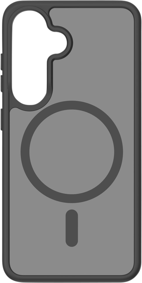 Just in Case Back Cover with Fall Protection Samsung Galaxy S24 Black with Magnet front