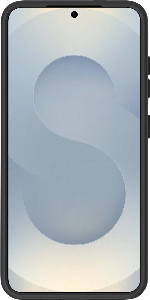 Just in Case Back Cover with Fall Protection Samsung Galaxy S24 Black with Magnet front