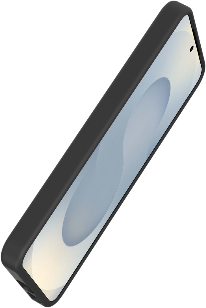 Just in Case Back Cover with Fall Protection Samsung Galaxy S24 Black with Magnet left side