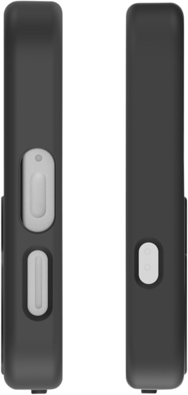 Just in Case Back Cover with Fall Protection Samsung Galaxy S24 Black with Magnet bottom