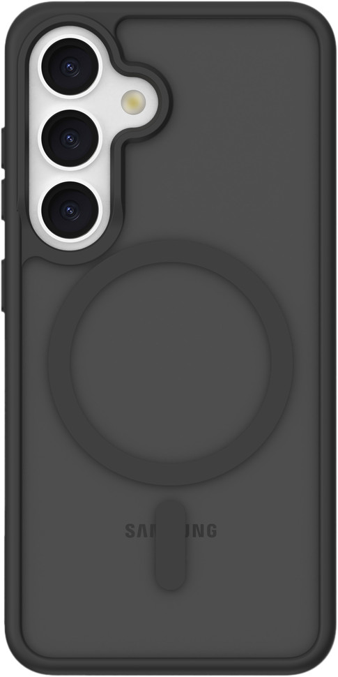 Just in Case Back Cover with Fall Protection Samsung Galaxy S24 Black with Magnet Main Image
