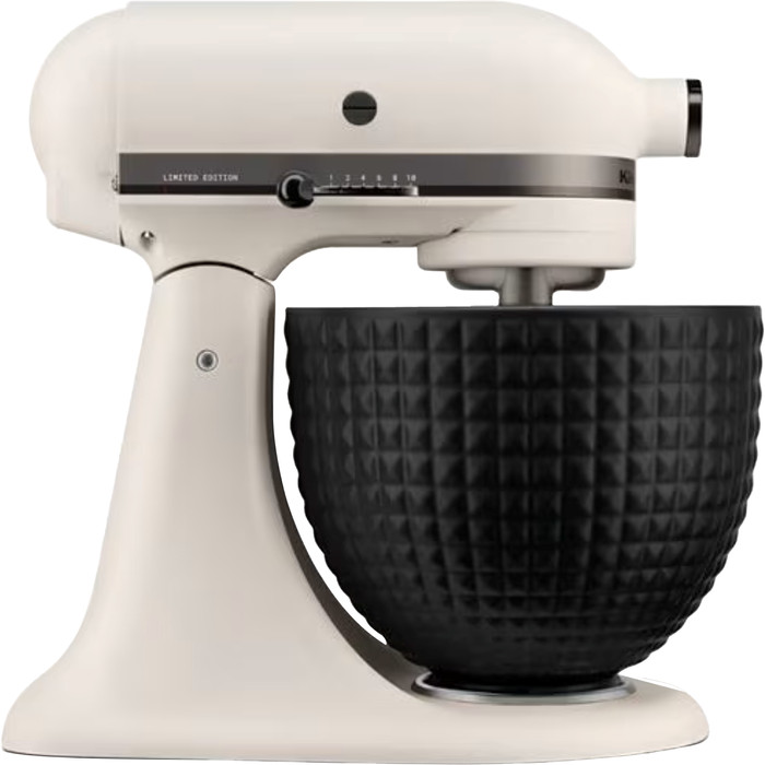 KitchenAid Rührschüssel aus Keramik 4,7 l 5KSM2CB5LS Black Studded produkt in gebrauch