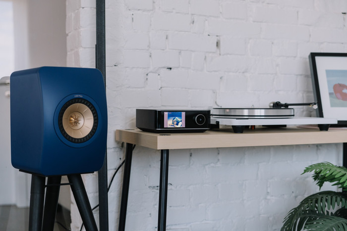 WiiM Amp Ultra Grau produkt in gebrauch