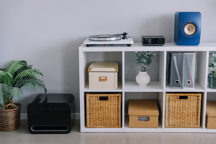 WiiM Amp Ultra Grau produkt in gebrauch