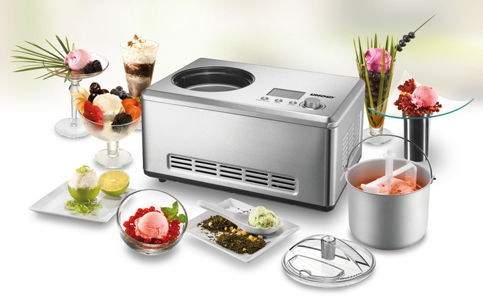 Unold Eismaschine Nobile produkt in gebrauch