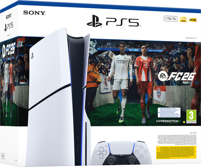PlayStation 5 Slim mit Laufwerk + EA Sports FC 26 Main Image