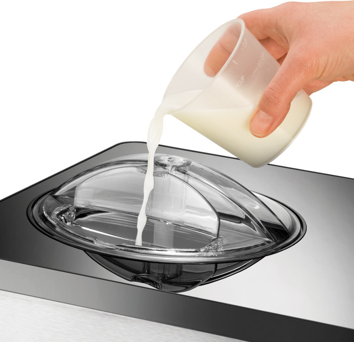 Unold Eismaschine Gusto produkt in gebrauch