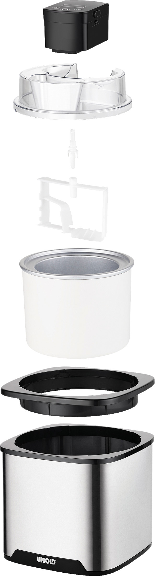 Unold Eismaschine Gelato innen