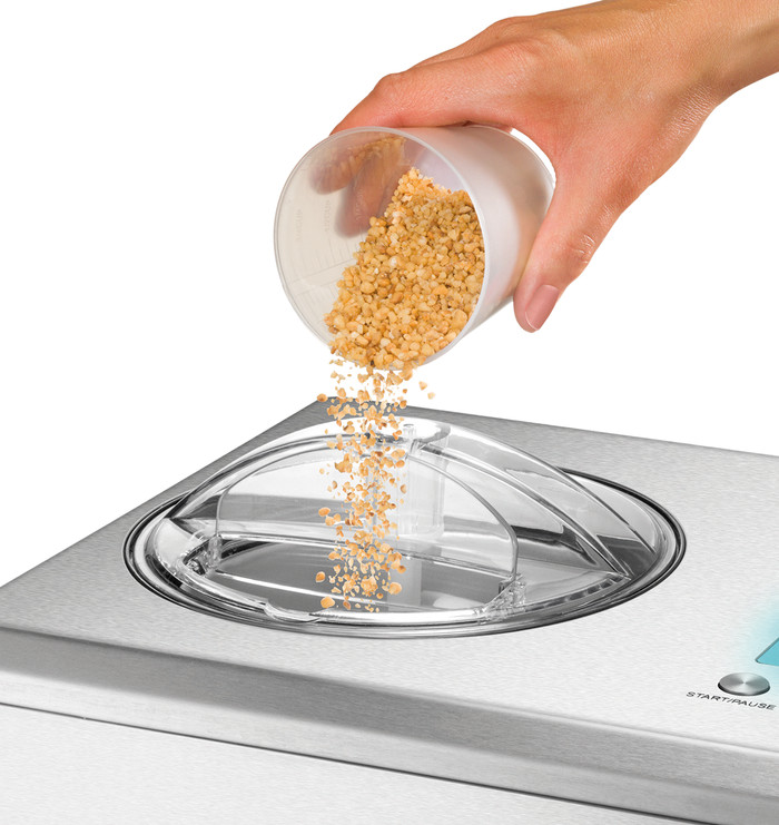 Unold Eismaschine Nobile produkt in gebrauch