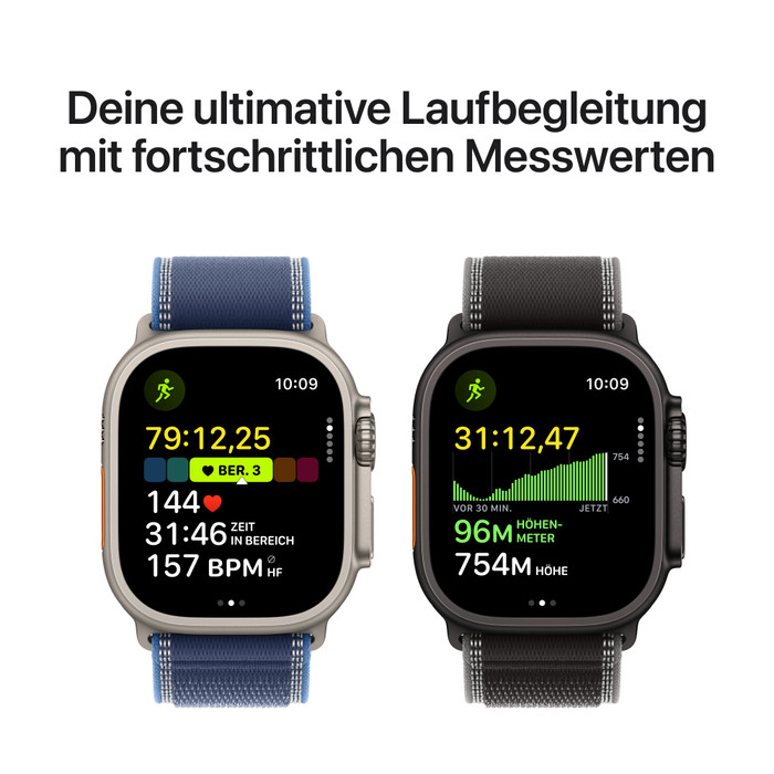 Apple Watch Ultra 3 5G 49 mm Schwarz Trail Loop M/L visueller lieferant