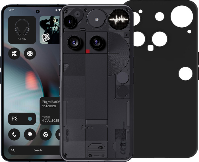 Nothing Phone (3) 256GB Schwarz 5G + Just in Case Backcover Schwarz Main Image