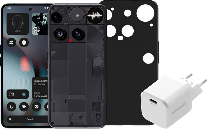 Nothing Phone (3) 256GB Schwarz 5G + Zubehörset Main Image