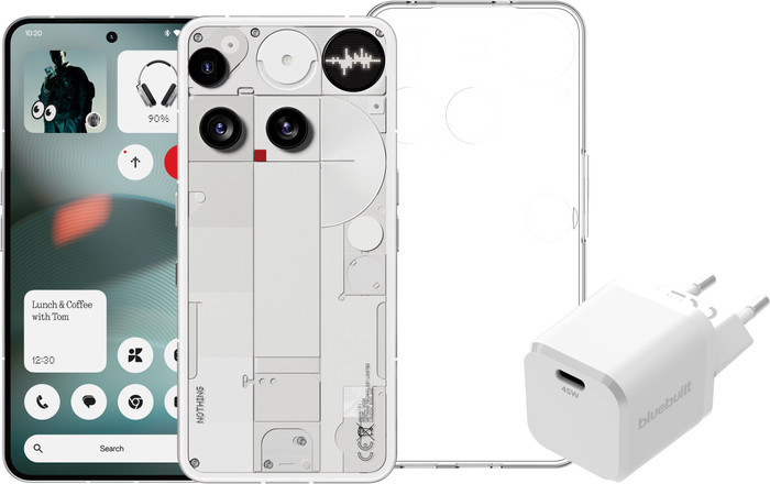 Nothing Phone (3) 256GB Weiß 5G + Zubehörset Main Image