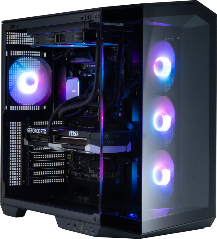 Cobalt x Powered by MSI - Tier 3 - RTX 5080 - Ryzen 7 9800X3D - 32GB - 2TB SSD linke seite