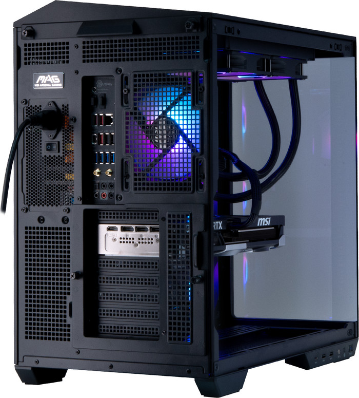 Cobalt x Powered by MSI - Tier 3 - RTX 5080 - Ryzen 7 9800X3D - 32GB - 2TB SSD rückseite