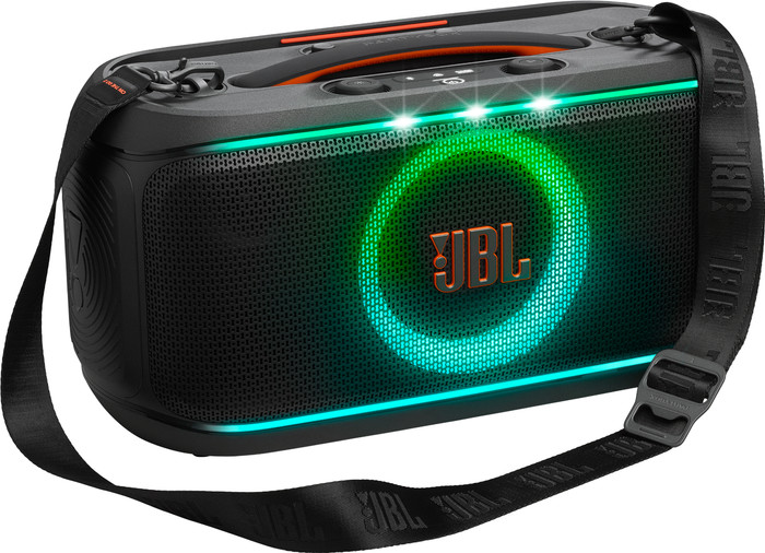 JBL PartyBox On-The-Go 2 Schwarz linke seite
