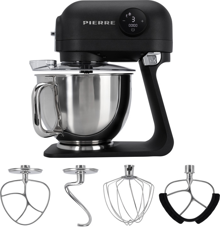 Pierre Patissier Design Stand Mixer SM7000 Matte Black Main Image