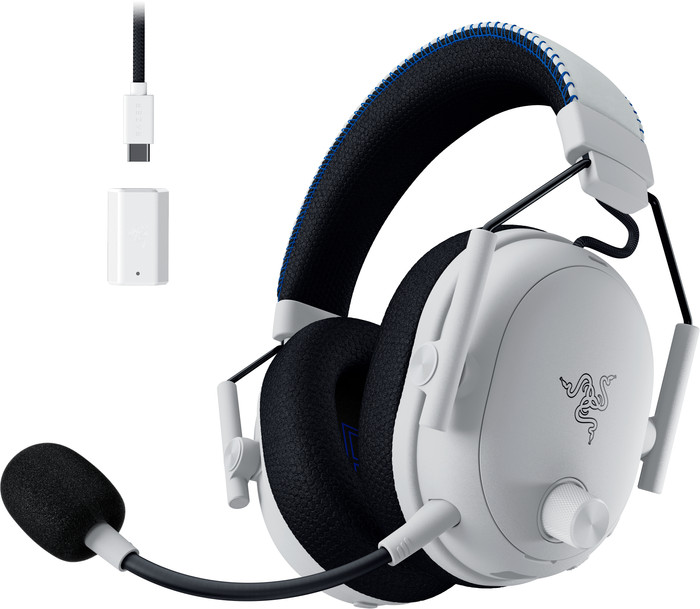 Razer BlackShark V3 PlayStation White front