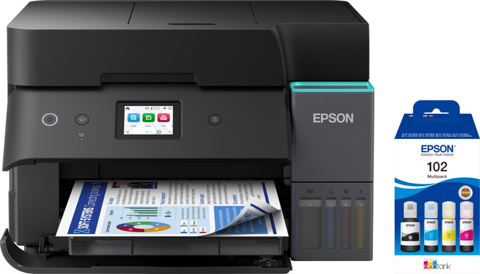 Epson EcoTank ET-4950 + 1 Set Extra Ink Bottles Main Image