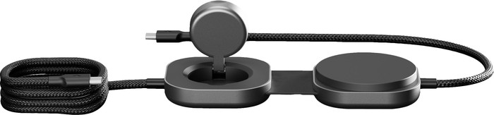 Zens Pro 3 Kabelloses Ladegerät 20 Watt mit USB-C-Kabel Schwarz rückseite