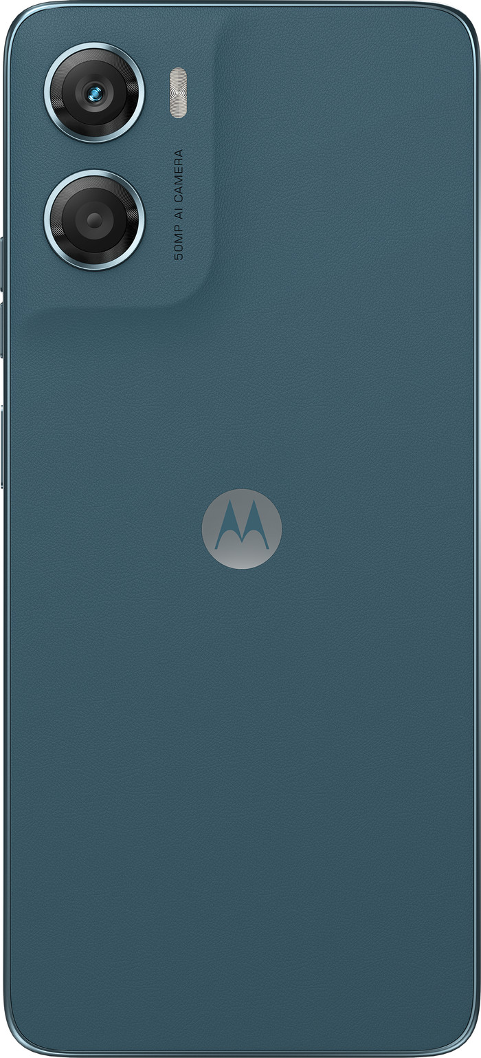 Motorola Moto G06 256GB Tapestry Blau 4G rückseite