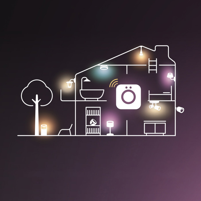 Philips Hue Neon Outdoor LED Strip 5m product in use