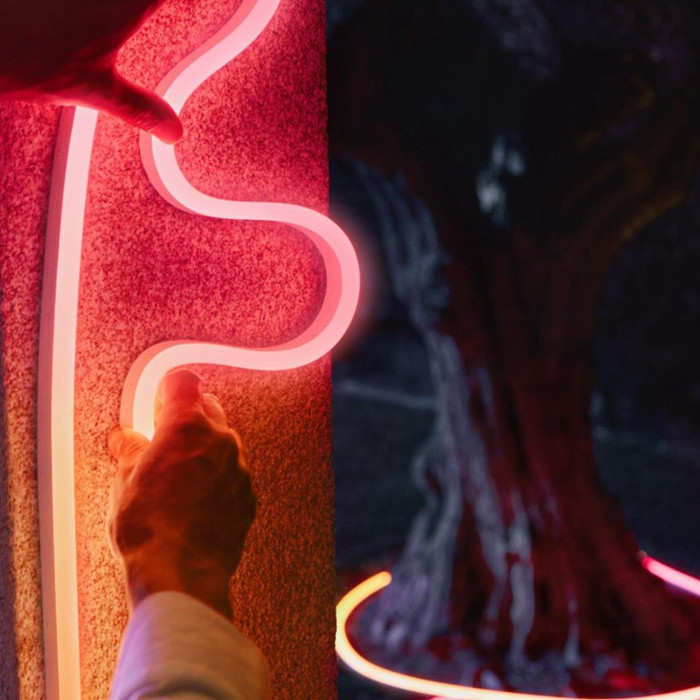 Philips Hue Neon Outdoor LED Strip 5m product in use