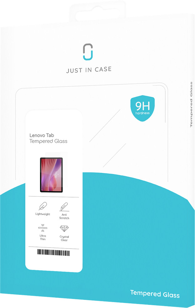 Just in Case Lenovo Tab Screen Protector Glass packaging