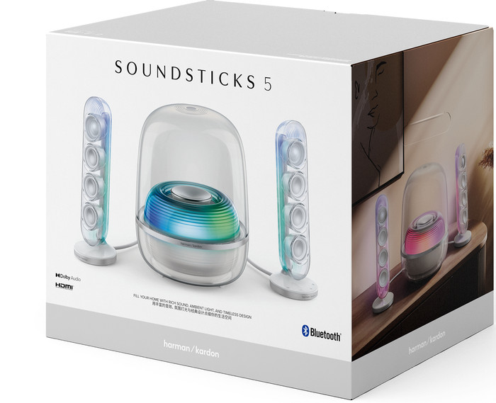 Harman Kardon SoundSticks 5 White packaging