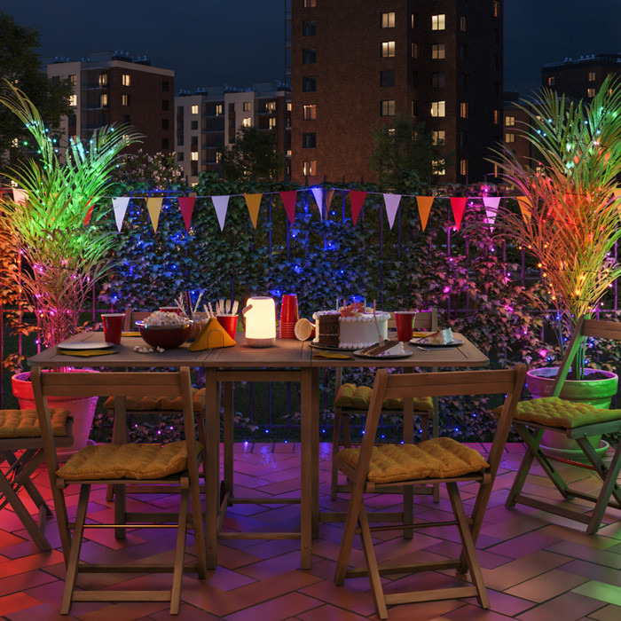 WiZ Smart Light Strip - 20m- 160 LED product in use