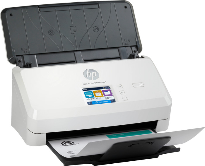 HP ScanJet Pro N4000 snw1 Scanner linke seite