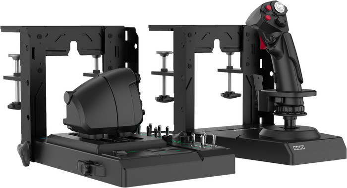 Hori HOTAS Flight Control System & Mount PC linke seite