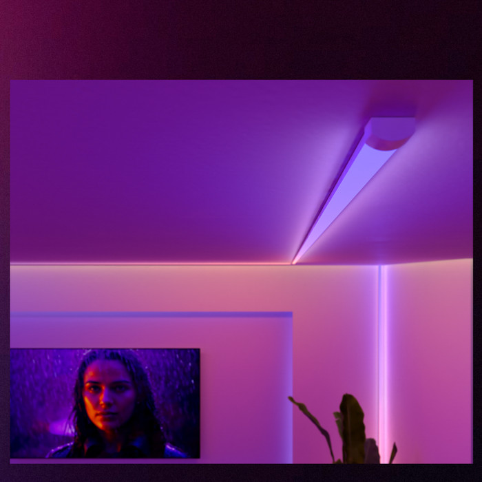 Philips Hue OmniGlow LED-Streifen 5 Meter produkt in gebrauch