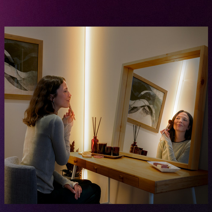 Philips Hue OmniGlow LED-Streifen 5 Meter produkt in gebrauch