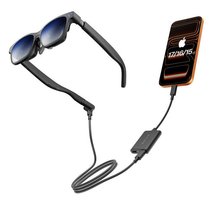VITURE USB-C-Ladenetzteil für iPhone produkt in gebrauch
